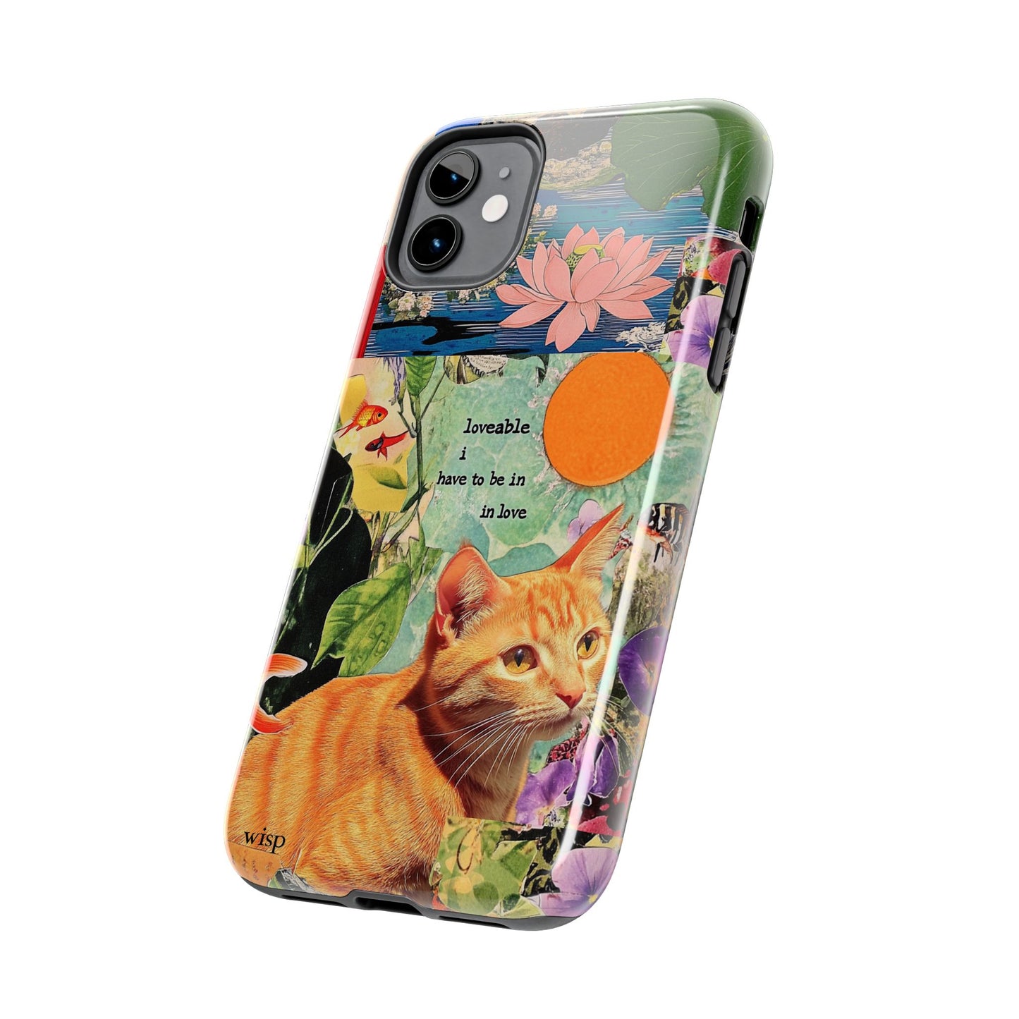 WHISKERS & WILDFLOWERS iPhone Case